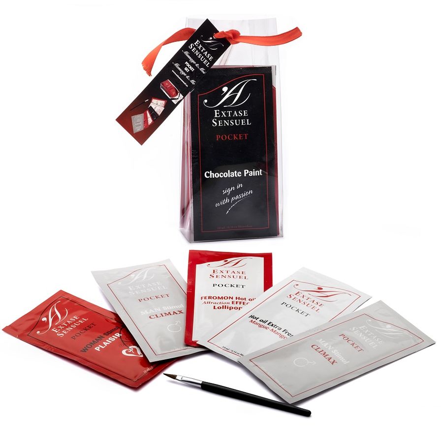 Set de regalo de masaje EXTASE SENSUAL con seis productos