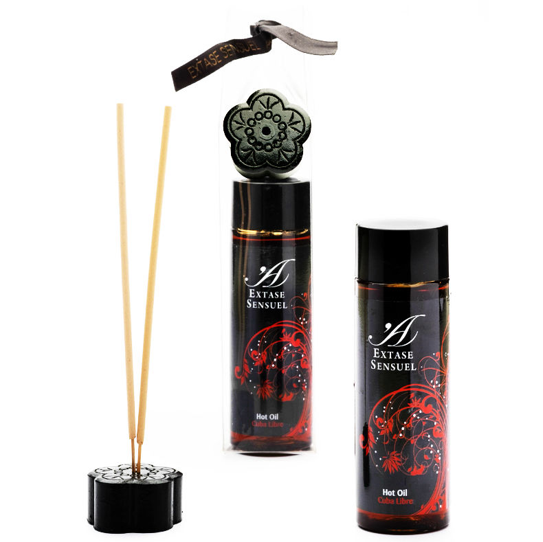 Aceite de masaje erótico con efecto calor Extase Sensual Cuba Libre, 100 ml