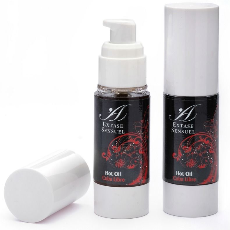 Aceite de masaje con efecto calor Extase Sensual Cuba Free, 30 ml