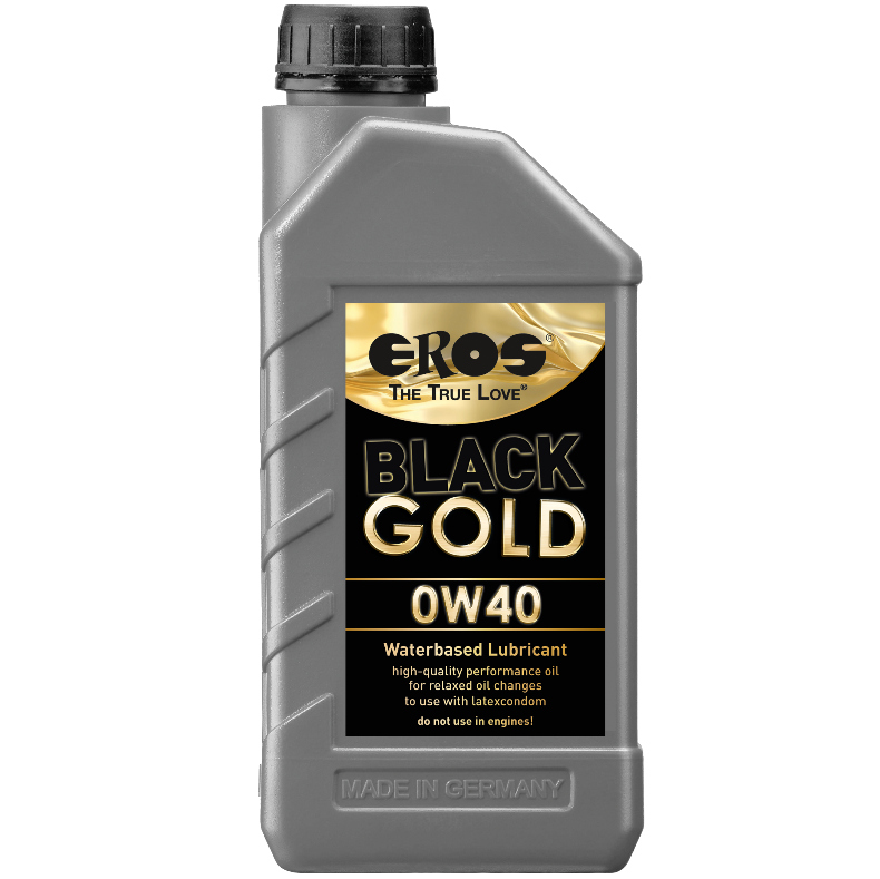 Lubricante íntimo EROS Black Gold de base acuosa, 1000 ml