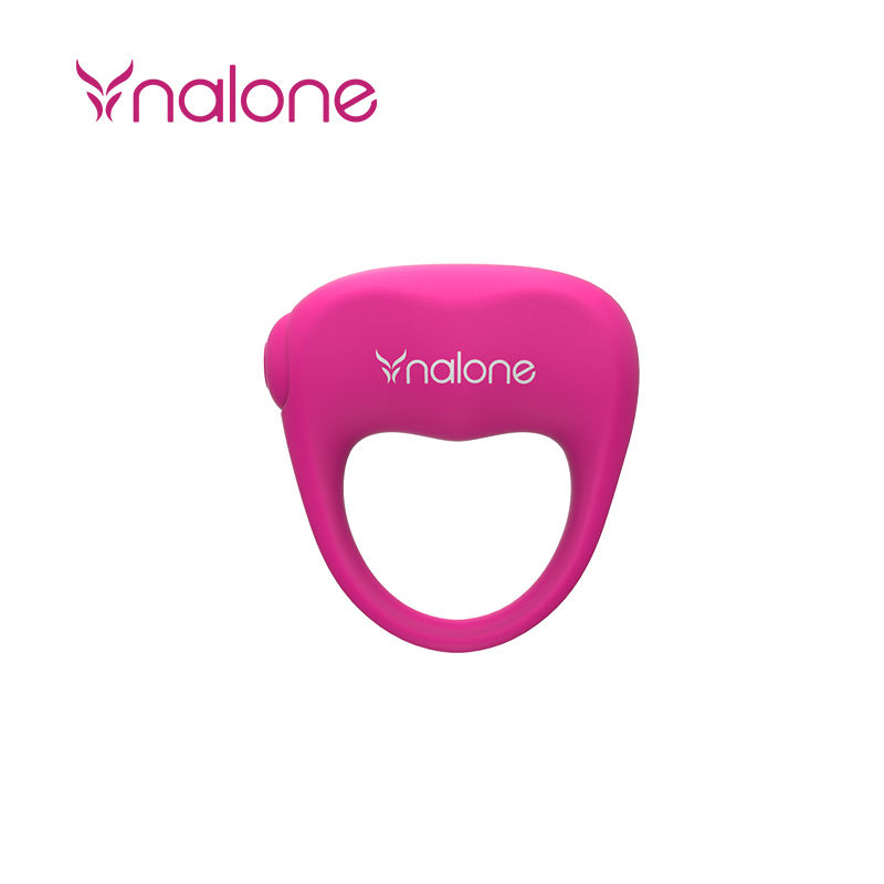 NALONE Vibrating Love anillo vibrador para el pene, rosa