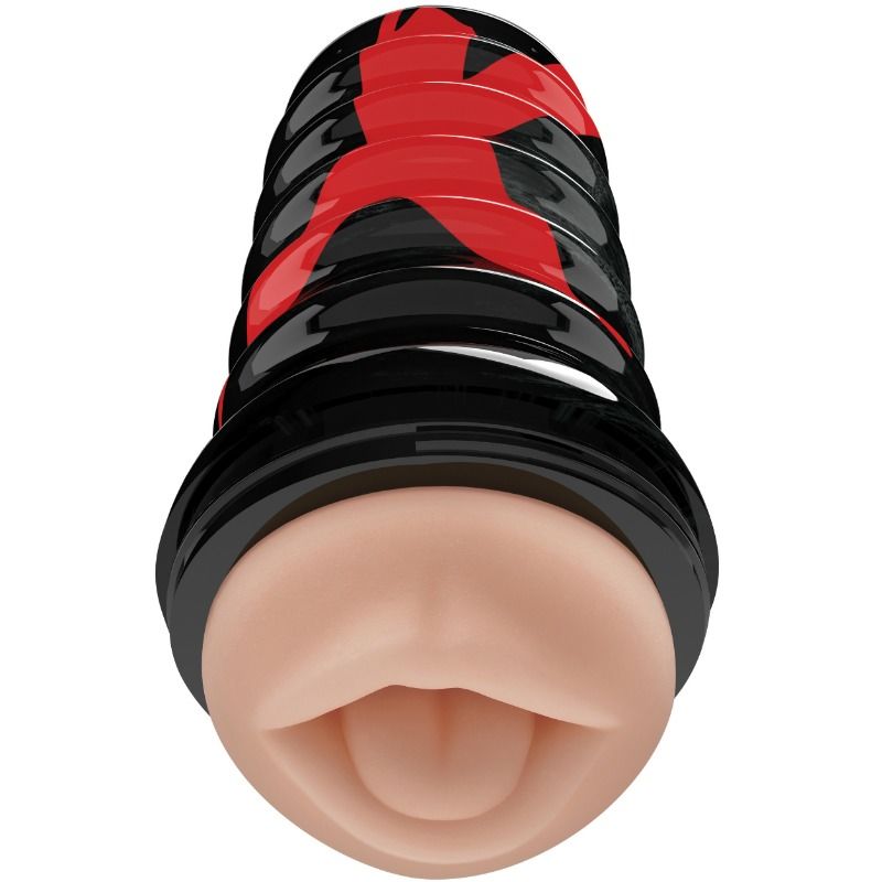 PDX Elite Air Tight Oral Stroker con funda interior extraíble