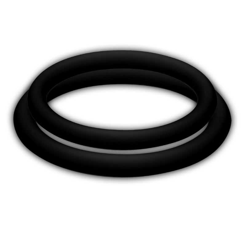JOYDIVISION POTENZDUO anillo para el pene sin vibración, negro, talla M