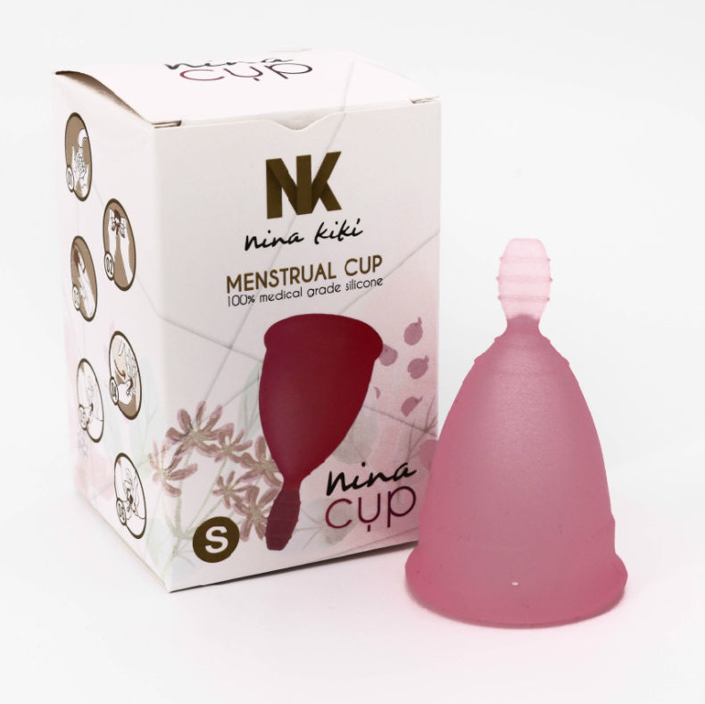 Copa menstrual de silicona tamaño S, reutilizable hasta 12 h NINA KIKÍ