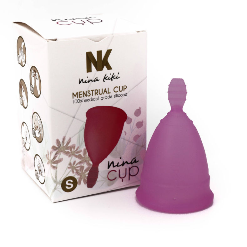 Copa menstrual de silicona, talla S, reutilizable hasta 12 horas NINA KIKÍ