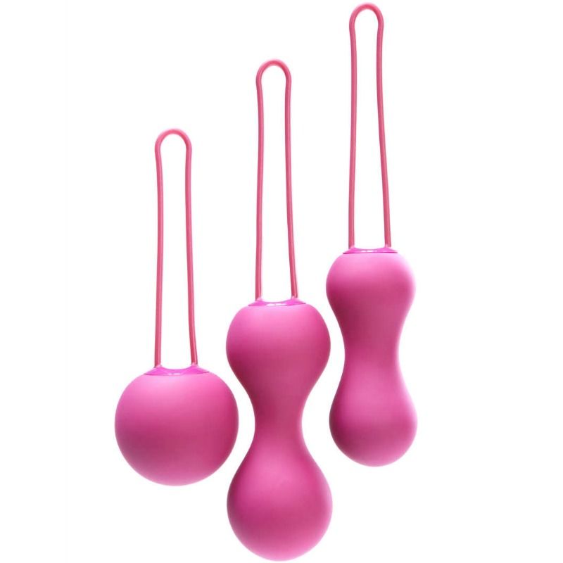 Bolas chinas JE JOUE Ami, set de 3, fucsia