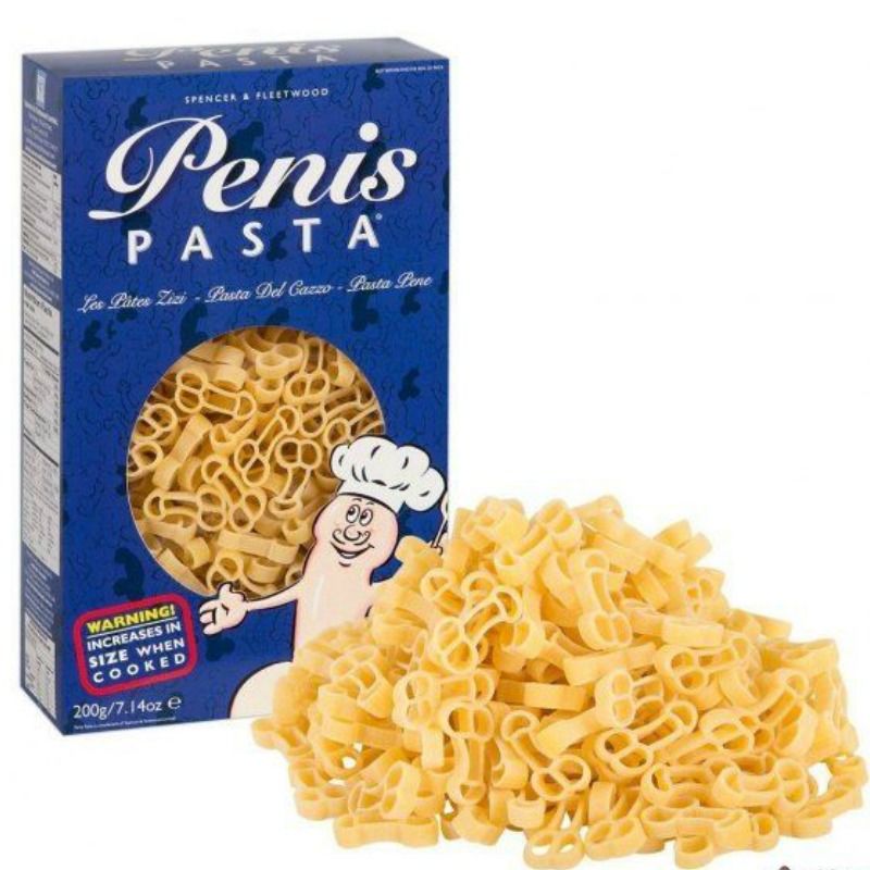 Pasta con forma de pene Spencer & Fleetwood, 200 g