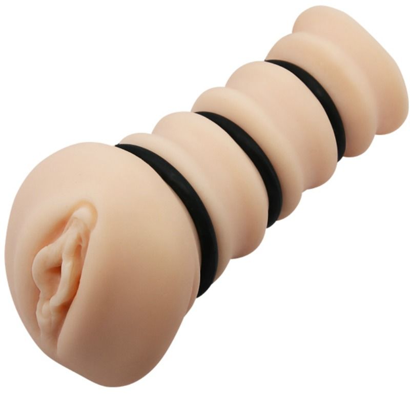 Masturbador CRAZY BULL con anillos, modelo vagina 2