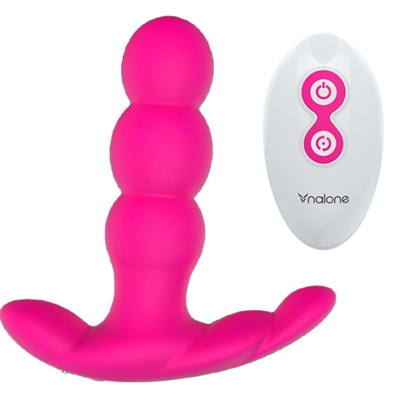 Vibrador NALONE Pearl con mando a distancia, negro