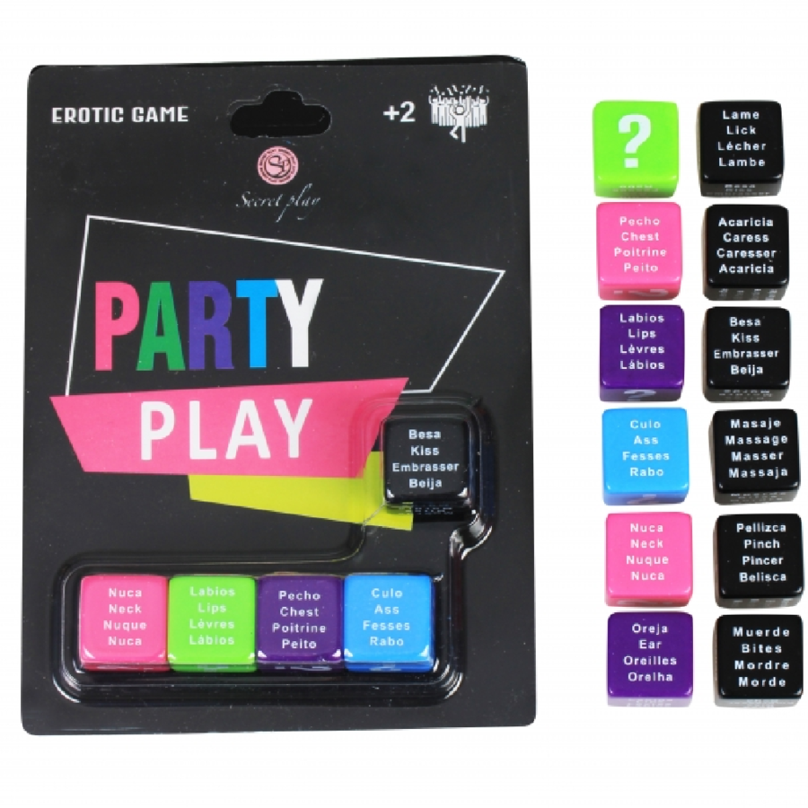 Dados eróticos Secretplay Party Play con cinco dados