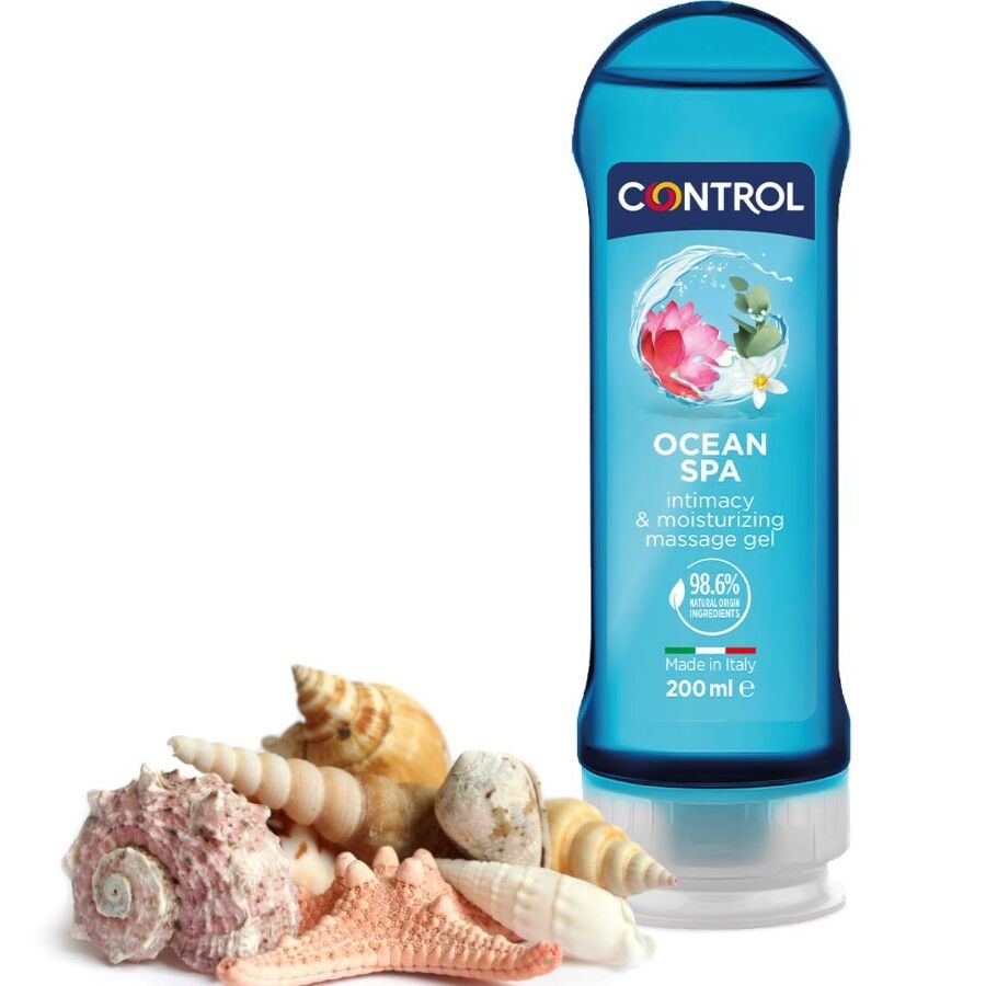 Control Mediterranean Sea gel de masaje 2 en 1, 200 ml