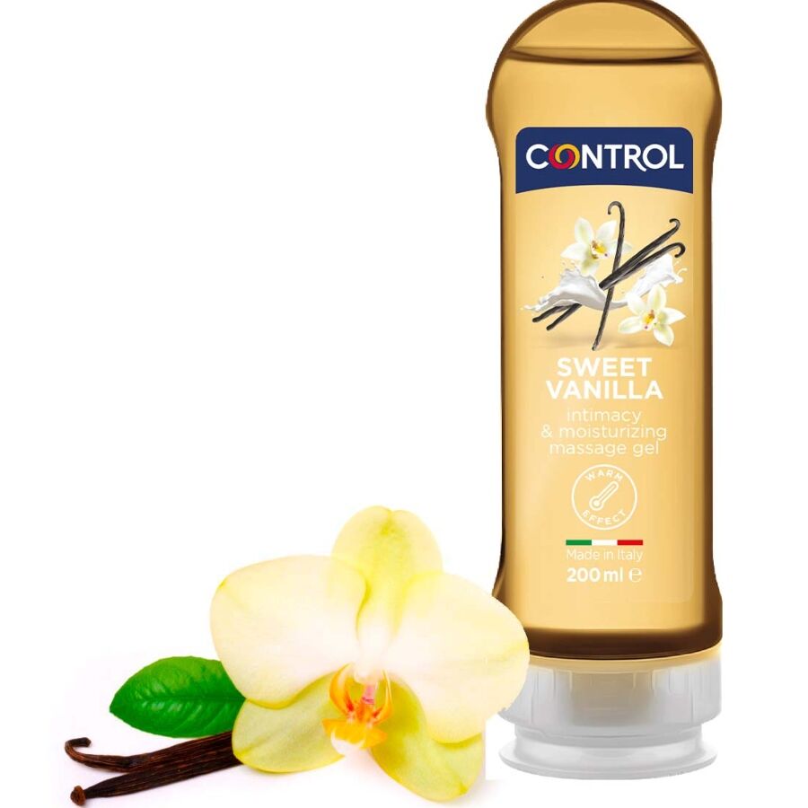 Gel de masaje 2 en 1 CONTROL Madagascar Sweetness, 200 ml