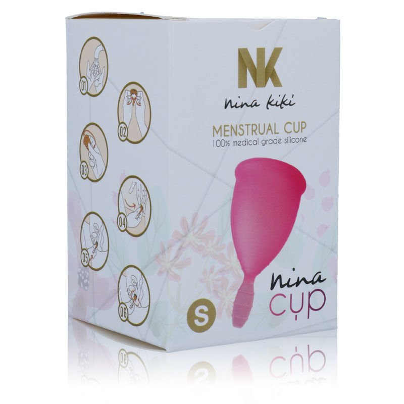 Copa menstrual NINA KIKÍ talla S, rosa