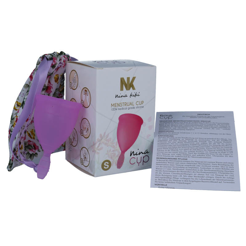 Copa menstrual NINA KIKÍ, talla S, morada