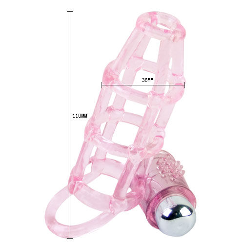 Funda para pene BAILE Sweet con anillo vibrador