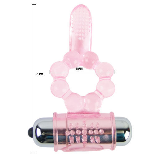 Anillo vibrador para el pene BAILE FOR HIM con diez ritmos