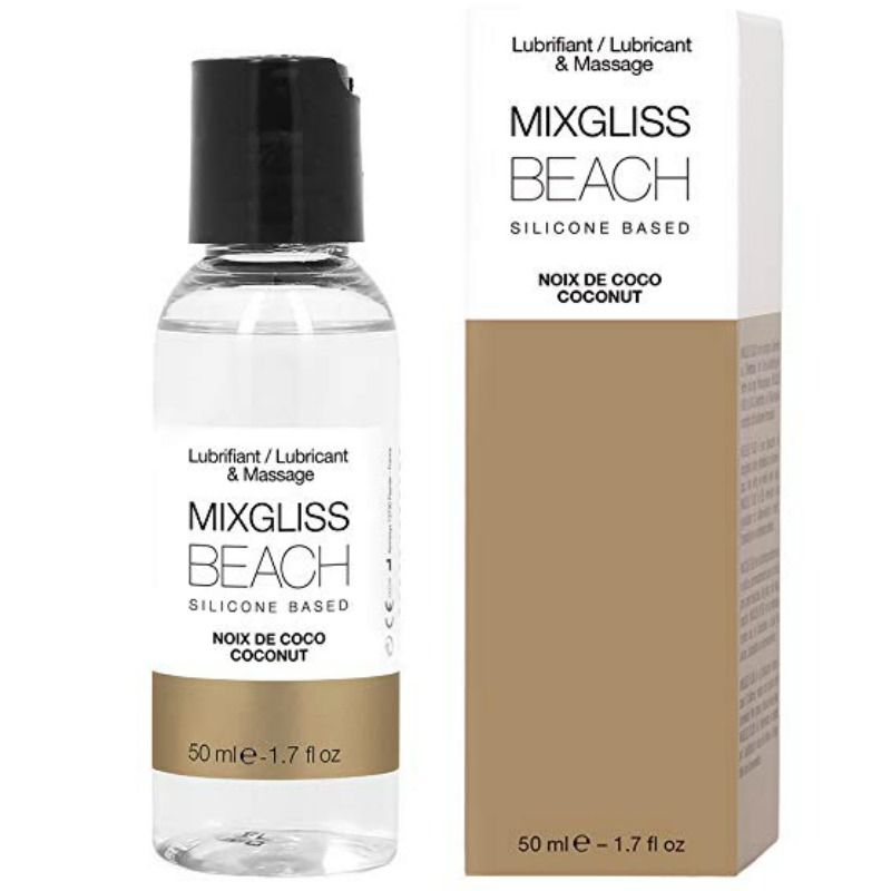 Gel lubricante Mixgliss Beach con aroma de coco, 50 ml