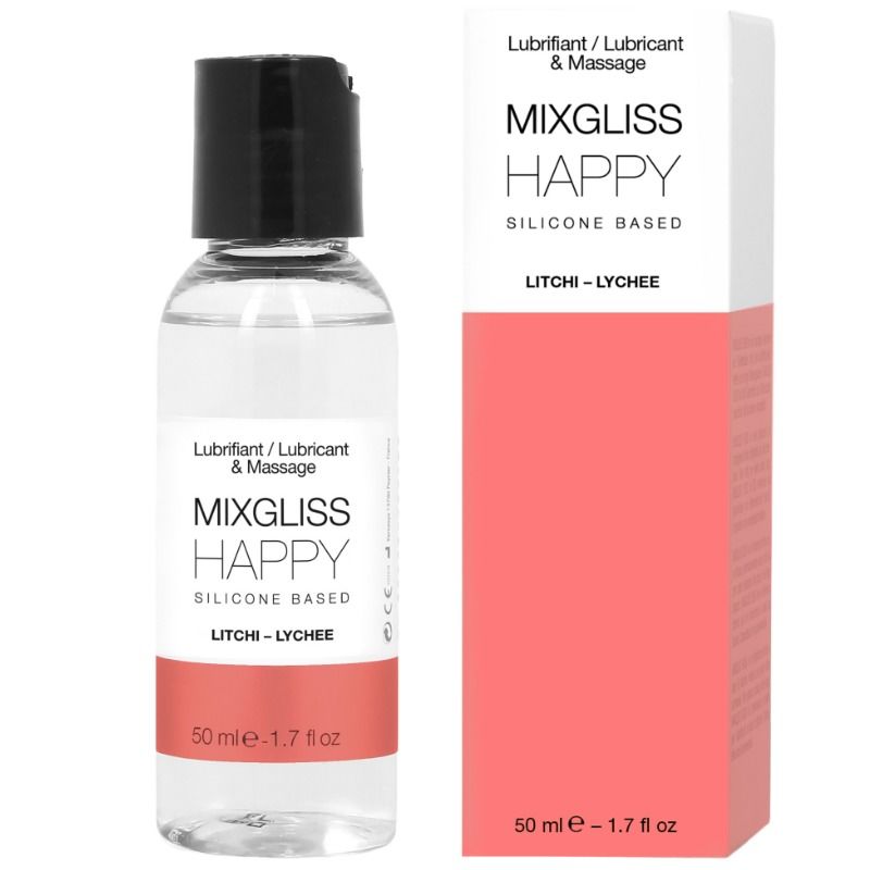 Lubricante con sabor Mixgliss Happy, lichi, 50 ml