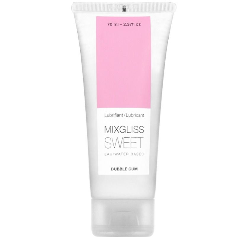 MIXGLISS lubricante con sabor a chicle, 70 ml