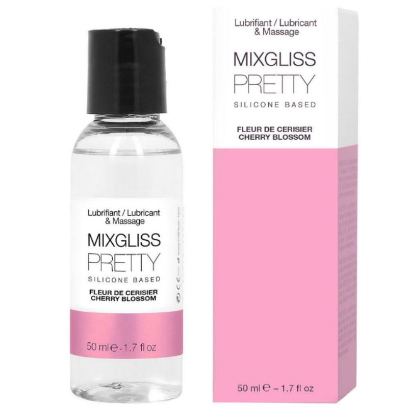 Lubricante Mixgliss Pretty con aroma a flor de cerezo, 50 ml