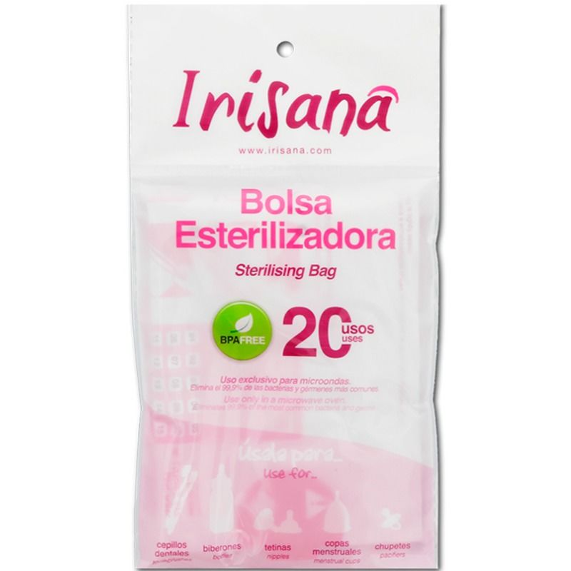 Bolsa esterilizadora IRISCUP para microondas