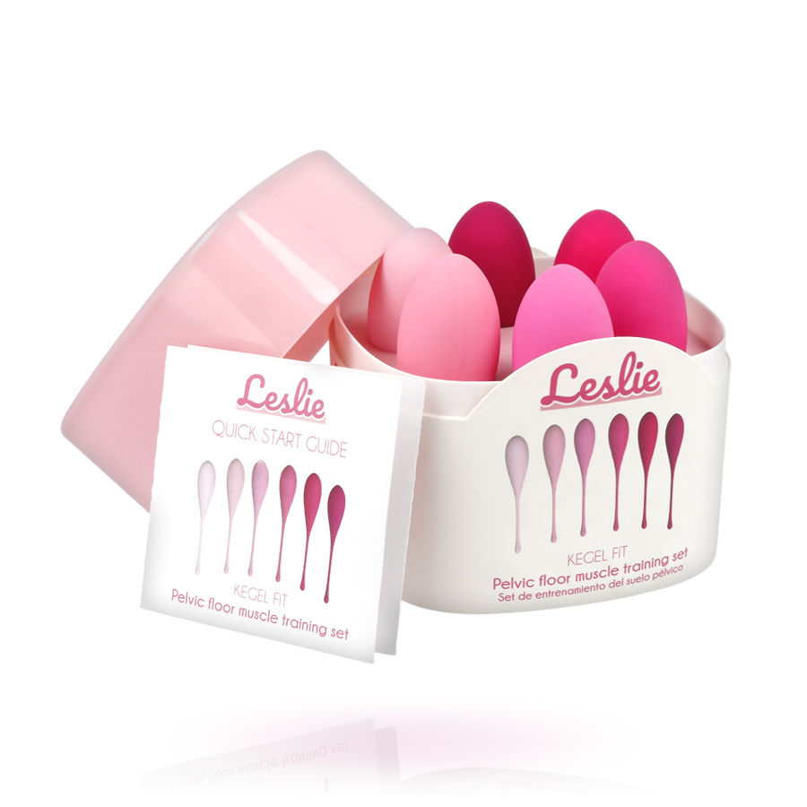 Bolas chinas LESLIE Kegel Fit con 6 pesos