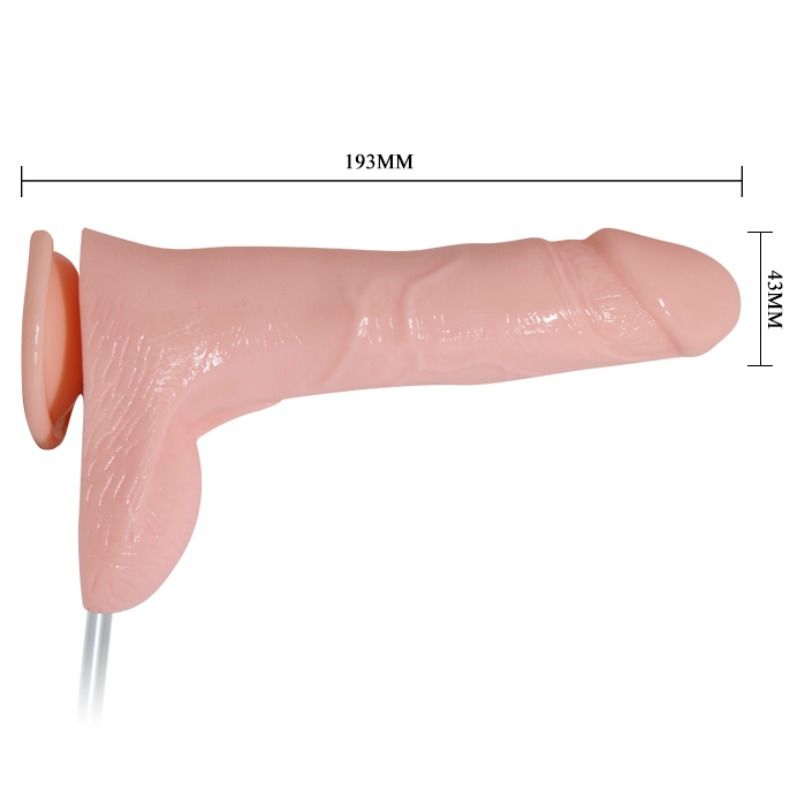 Vibrador BAILE con ventosa y función de eyaculación