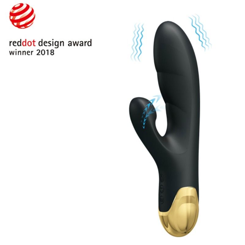 Vibrador Pretty Love Smart Naughty con función de succión