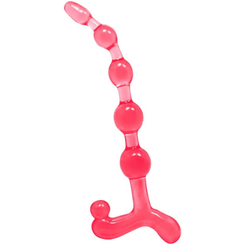 Bolas anales BAILE Bendy Twist, rojas