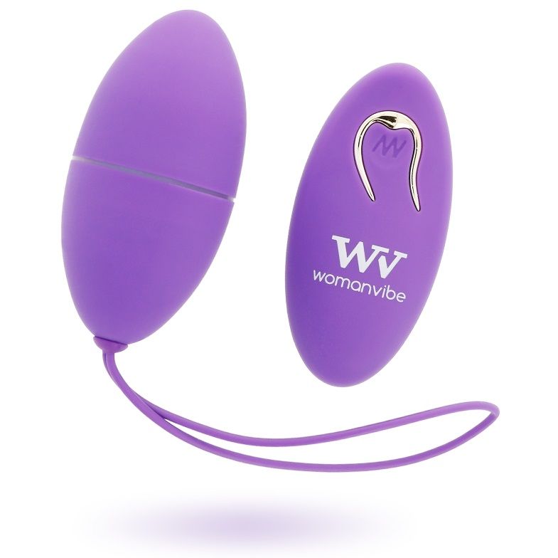 Huevo vibrador Womanvibe Alsan con mando a distancia, lila