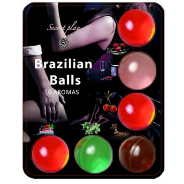 Secretplay Hot Balls: 6 bolas aromáticas brasileñas