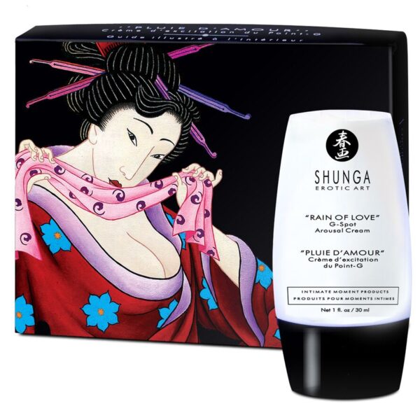 Crema para el punto G SHUNGA Rain of Love con instrucciones, 30 ml