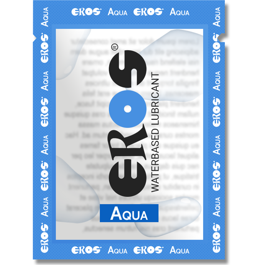 Lubricante de base acuosa EROS Aqua, 4 ml