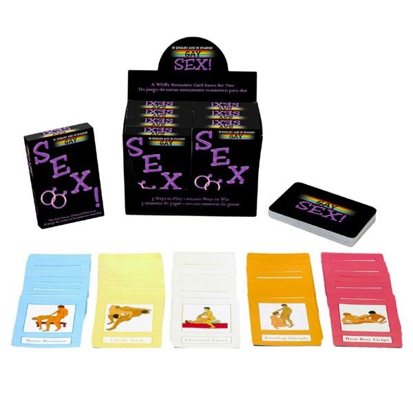 Gay Sex! Juego de cartas erótico de Kheper Games en español e inglés