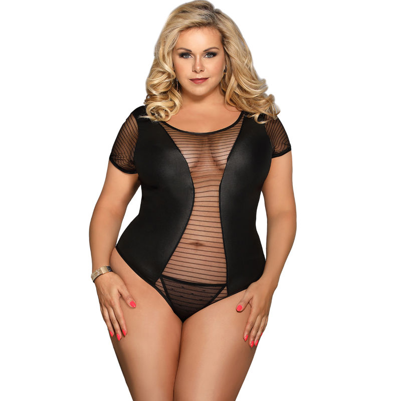 Body fetichista SUBBLIME Queen Plus con manga corta