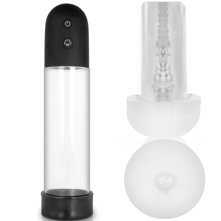 Bomba automática de pene PUMP ADDICTED RX11 con masturbador