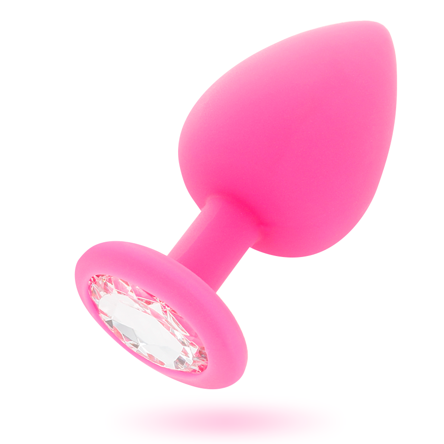 INTENSE Shelki M Plug anal de silicona, fucsia