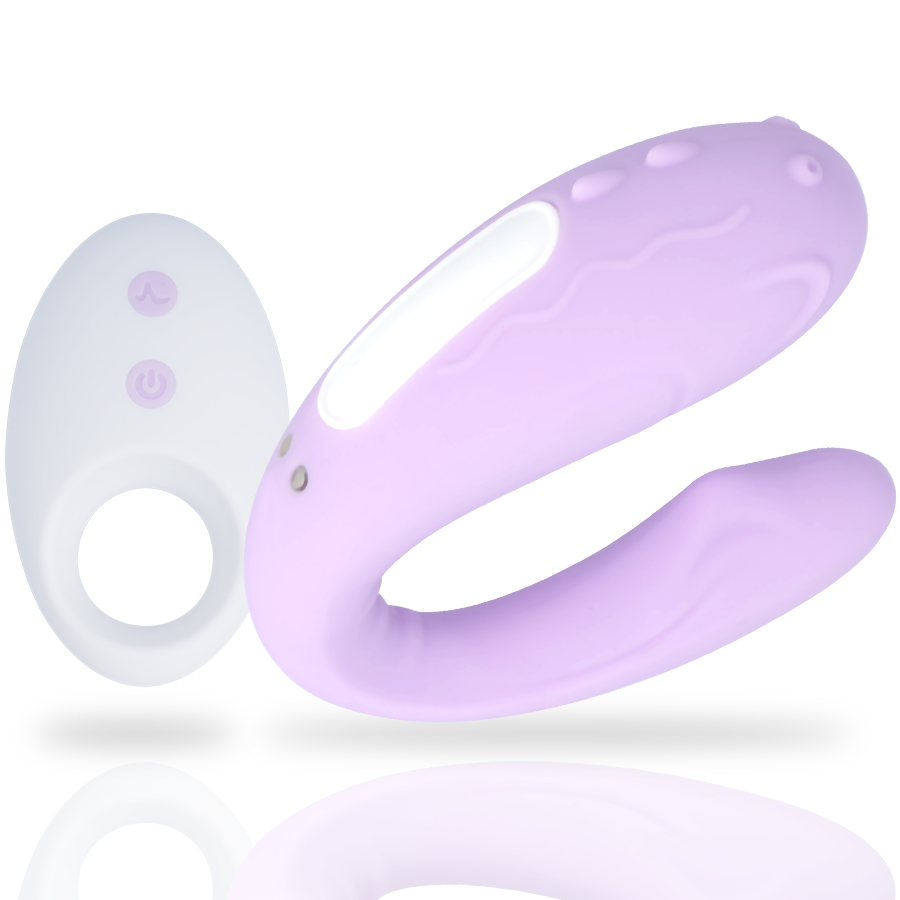 Vibrador en U MIA Rin con mando a distancia para parejas