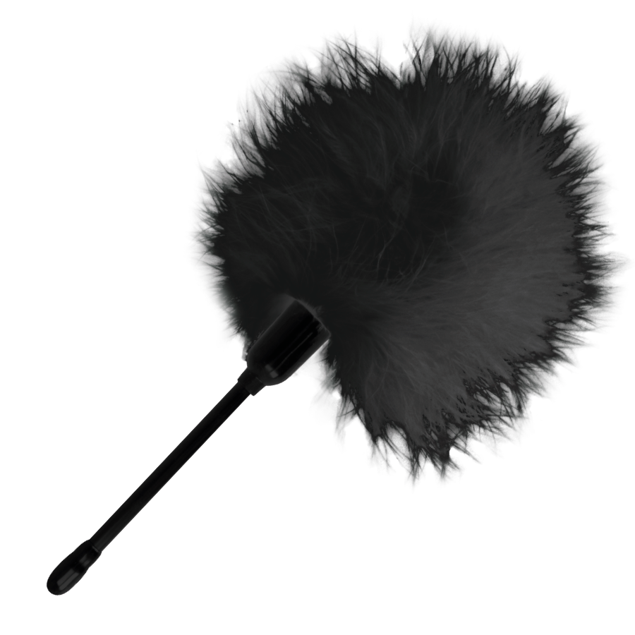 Plumero DARKNESS SENSATIONS negro, 20 cm