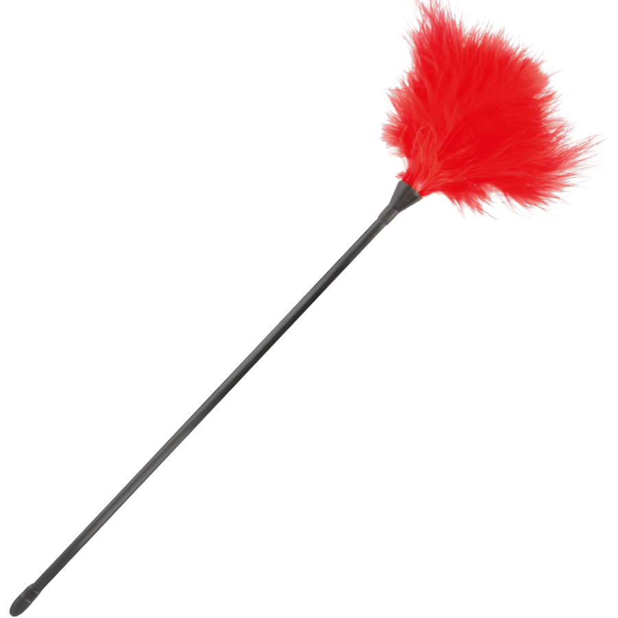 Pluma roja DARKNESS SENSATIONS, 42 cm