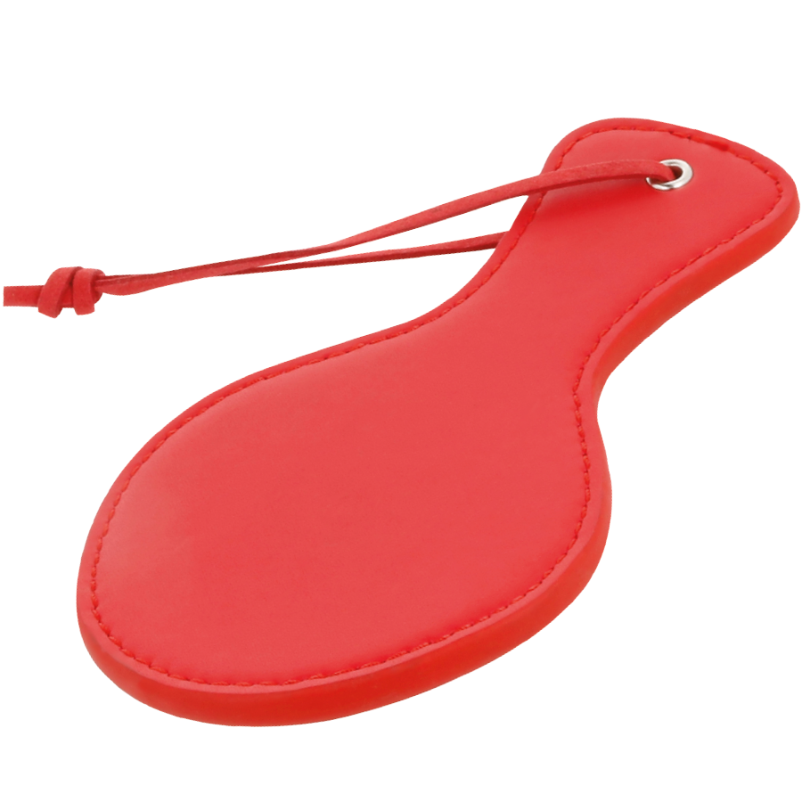Paddle BDSM DARKNESS SENSATIONS, roja y redondeada