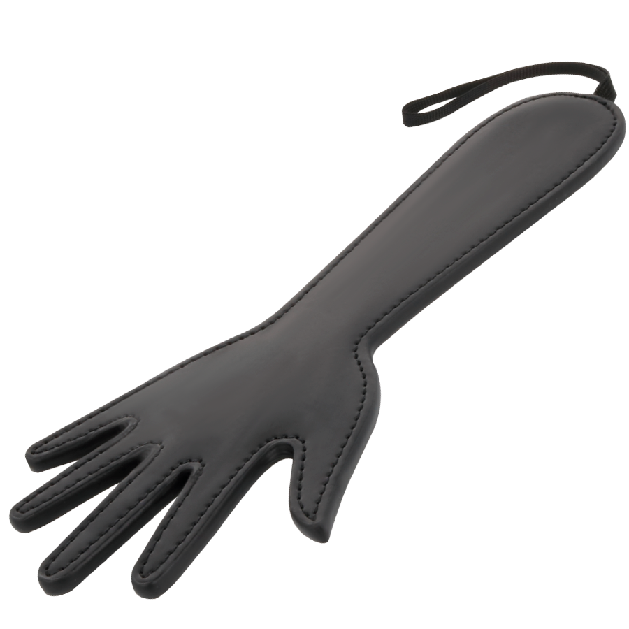 Pala DARKNESS SENSATIONS con costuras negras y pinchos