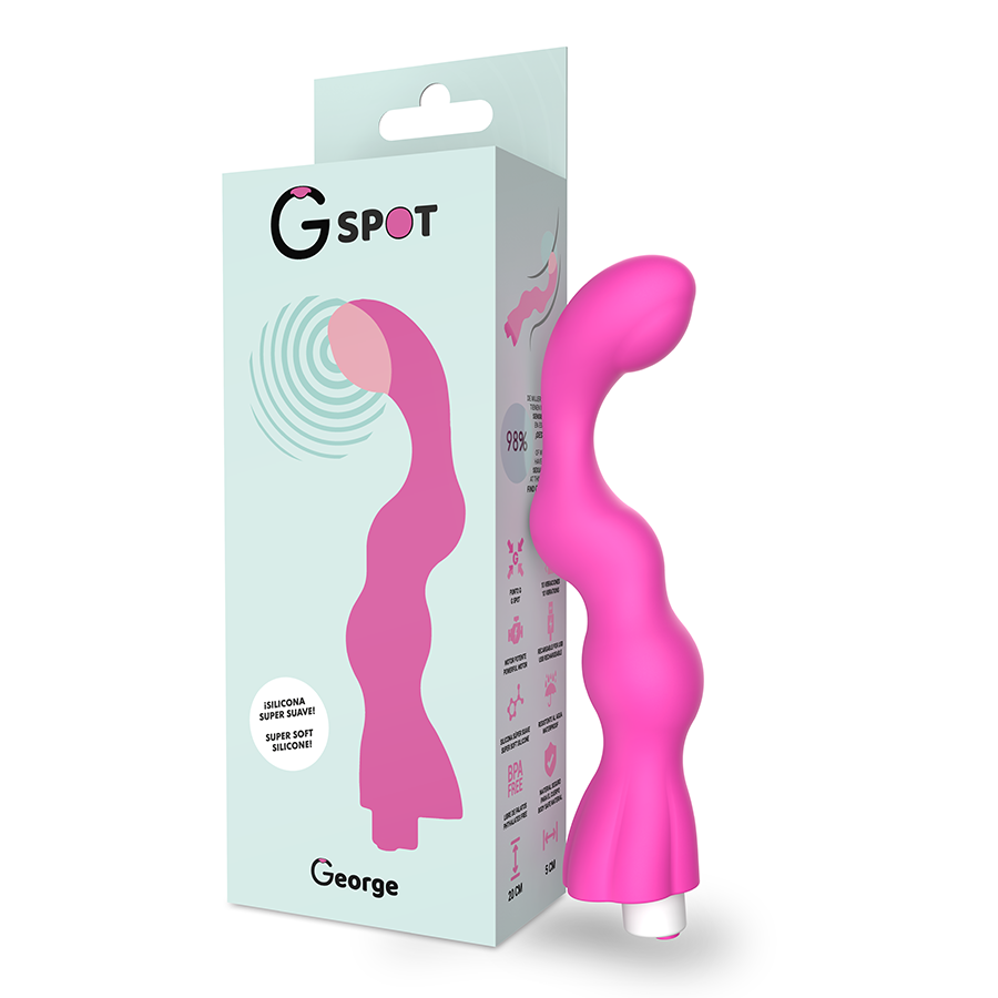 Vibrador de punto G G-SPOT George, rosa