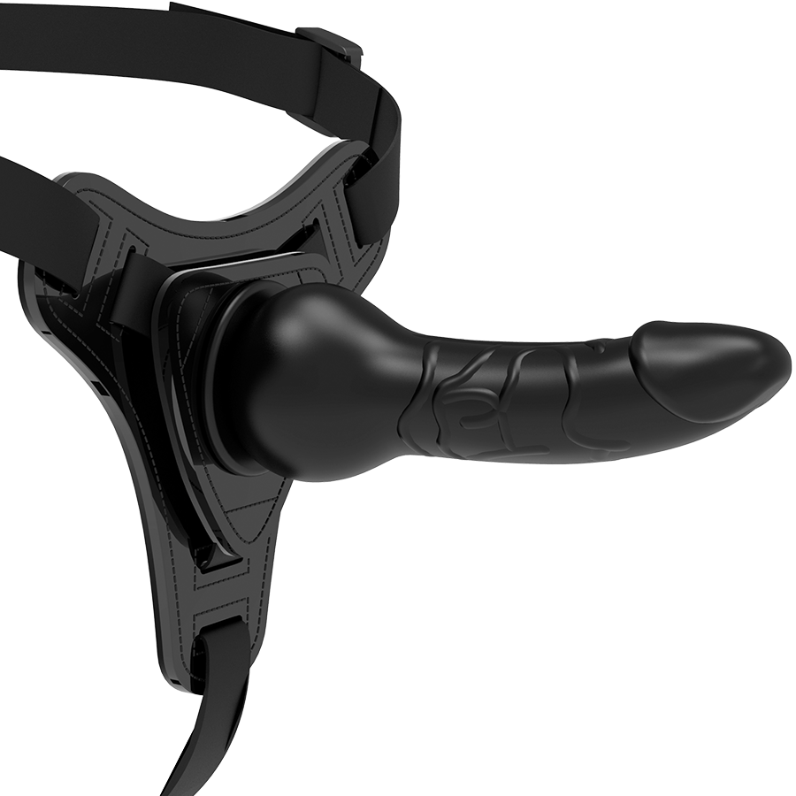 Arnés strapon Fetish Submissive de silicona, 16 cm
