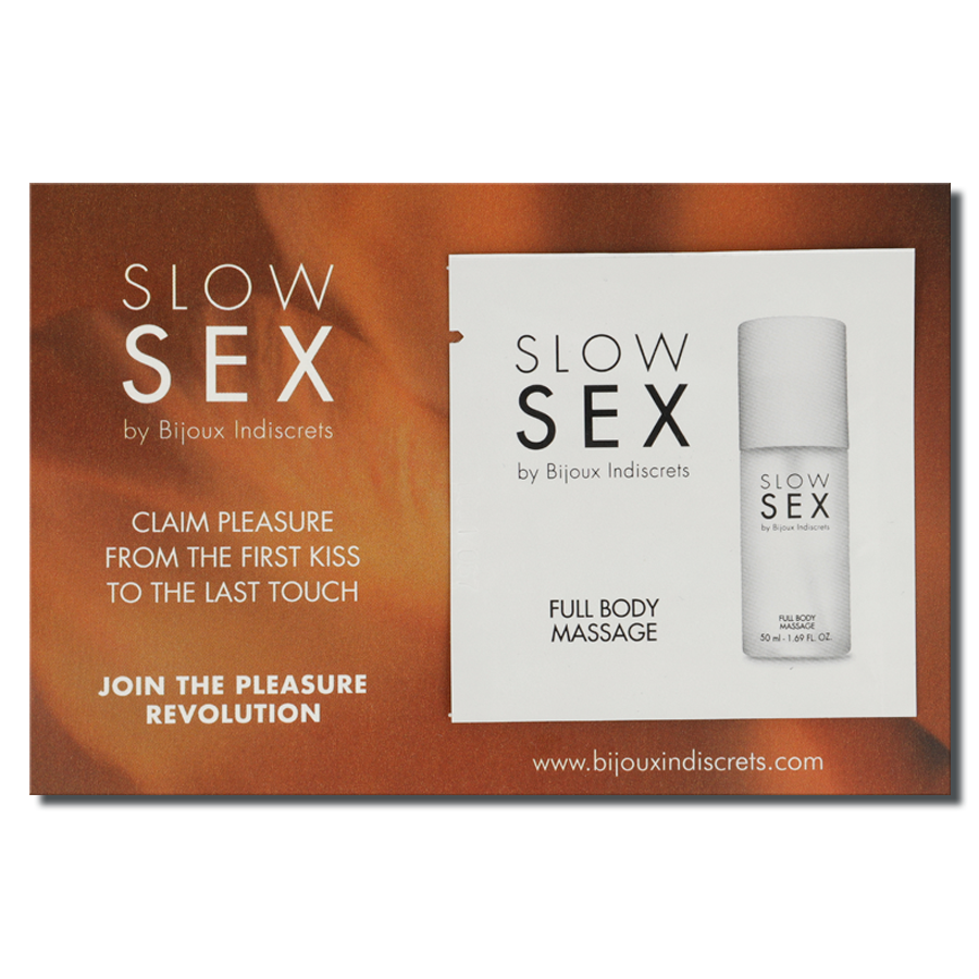 Gel de masaje Slow Sex de Bijoux Indiscrets para todo el cuerpo, 2 ml