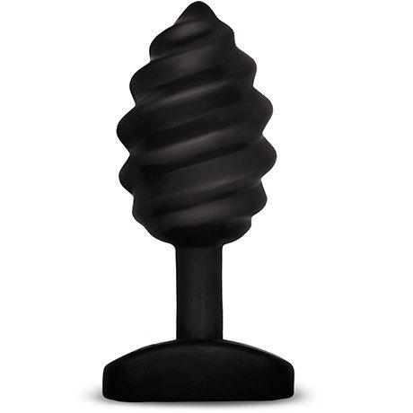 Vibrador anal G-VIBE Gplug Twist, negro