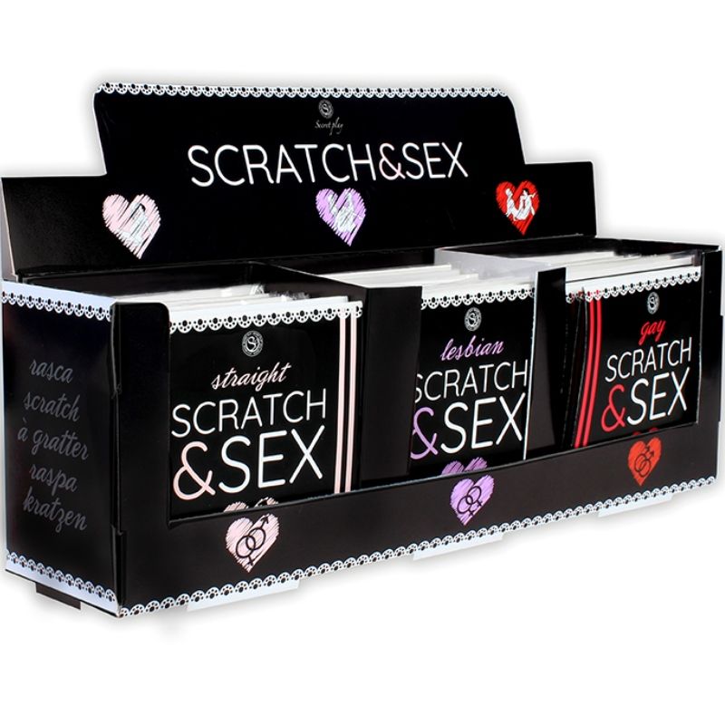 Expositor de 36 juegos eróticos SECRETPLAY Scratch & Sex