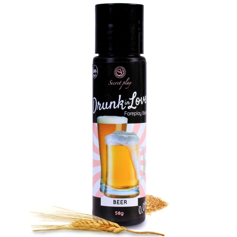 Secretplay Drunk in Love: lubricante con sabor a cerveza, 60 ml