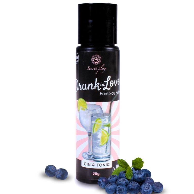 Secretplay Drunk in Love lubricante con sabor a gin tonic, 60 ml