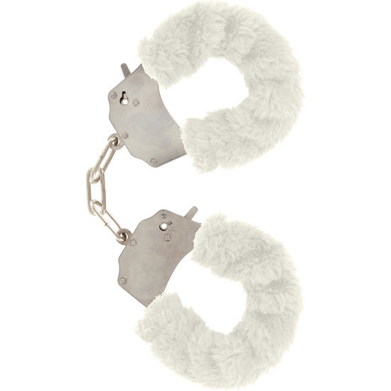 Esposas TOYJOY Furry Fun con peluche blanco